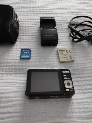 Cámara Pentax Optio E85 + Accesorios