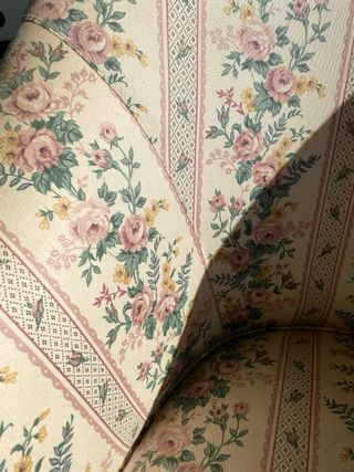 Butaca de tela floral