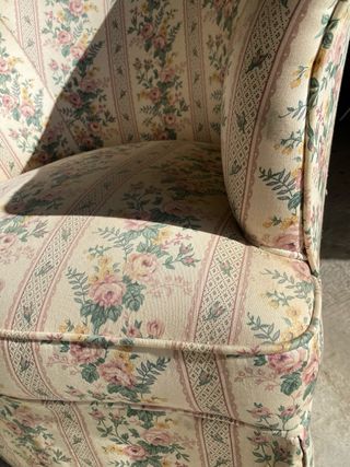 Butaca de tela floral