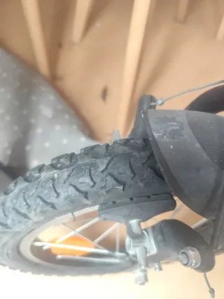 Bici infantil Decathlon 12 naranja