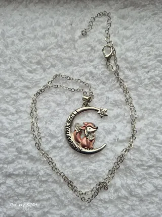 Colar Lua Raposa Love You Forever