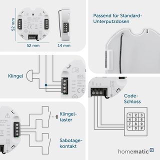 Interfaz Homematic IP Wiegand Smart Home