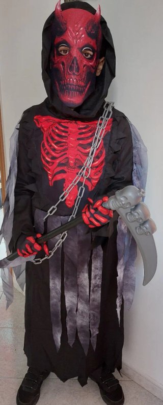 Costume Carnevale Demone 10-12 anni