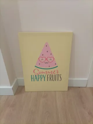 Cuadro infantil/cocina sandía feliz