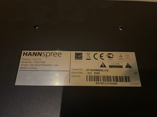 TV Hannspree 19 pulgadas