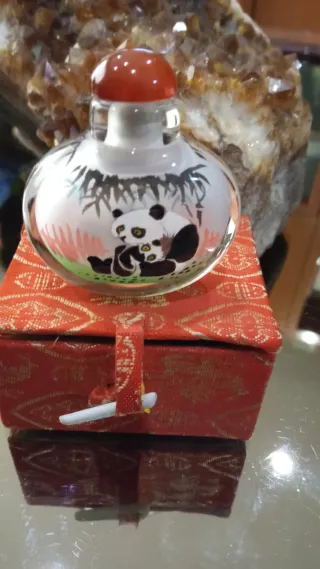 Bote de rape Panda con Caja