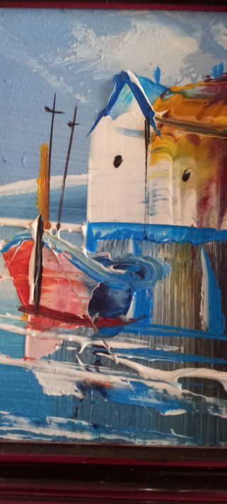 Pequeño cuadro óleo