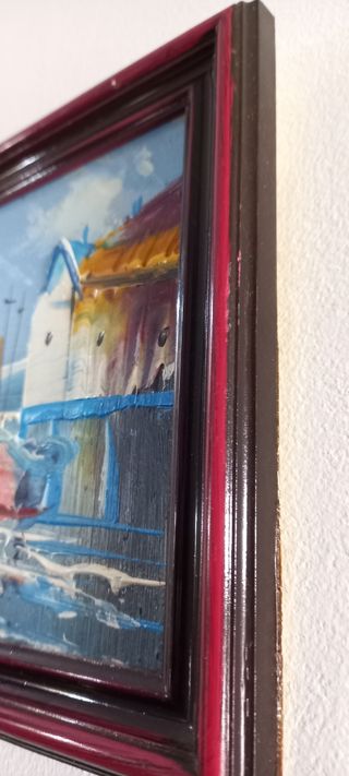 Pequeño cuadro óleo