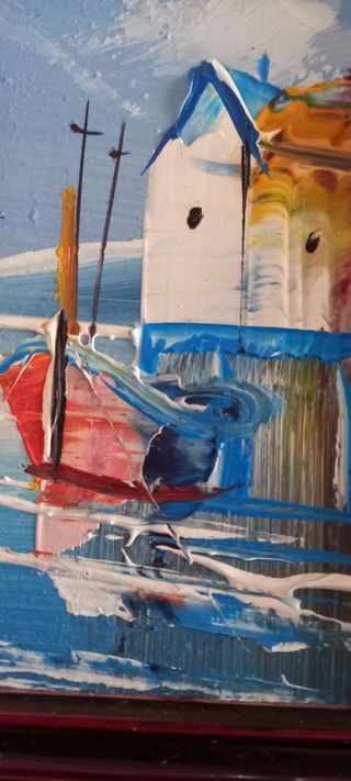 Pequeño cuadro óleo