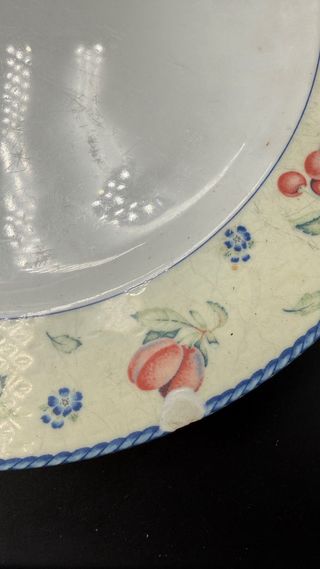 Servizio piatti Tognana vintage floreale