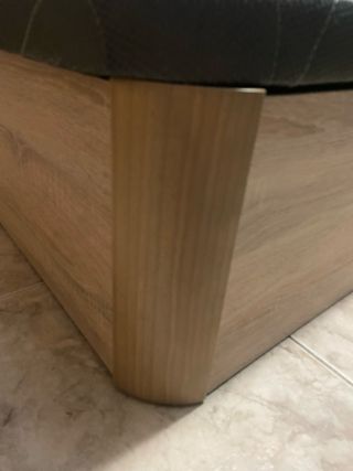 Canapé abatible madera y tela