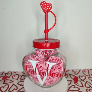 Vaso Corazón San Valentín