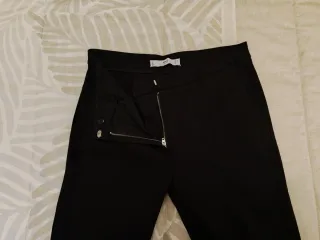 Pantalón chino mujer negro