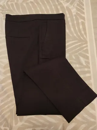 Pantalón chino mujer negro