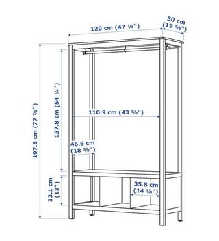 Guardaroba IKEA Hemnes Legno Massiccio