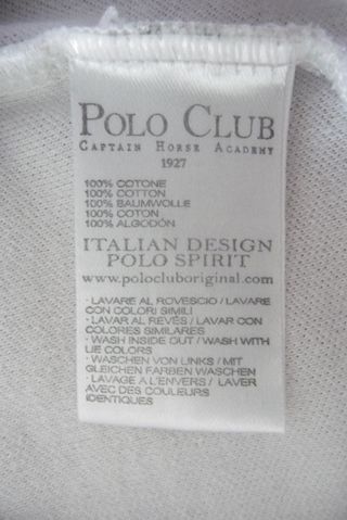 Polo Club Polo Niño 11-12 Años Negro Nuevo