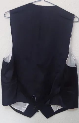 Traje y Chaleco Negro Hombre