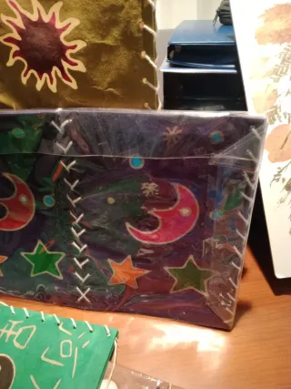 Farolillos decorativos tela y papel