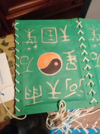 Farolillos decorativos tela y papel