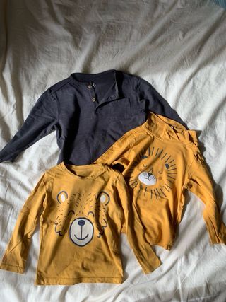 Lote 3 camisetas niño Talla 92