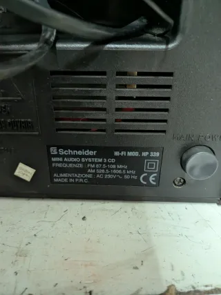 Schneider Hi-fi Mod hp 339 Stereo Compatto