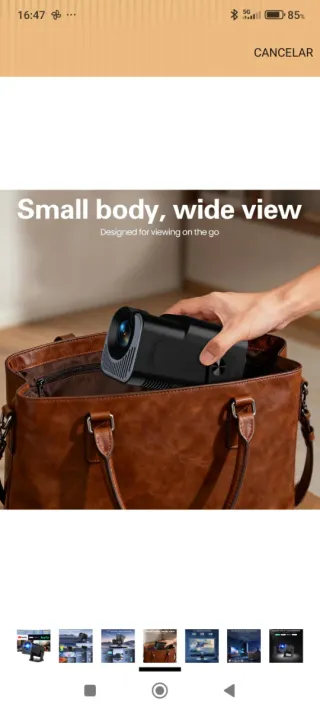 Mini proyector 4K nuevo a estrenar