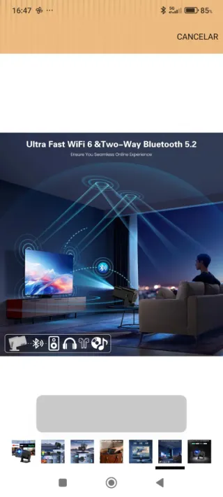 Mini proyector 4K nuevo a estrenar