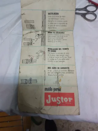 Muelle Pernio Retorno Automático Puertas