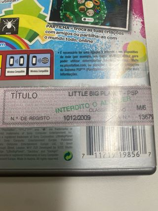 Jogo PSP Little Big Planet Platinum