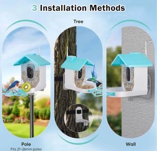 Comedero Pájaros con Cámara IA SIN ABRIR