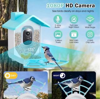 Comedero Pájaros con Cámara IA SIN ABRIR