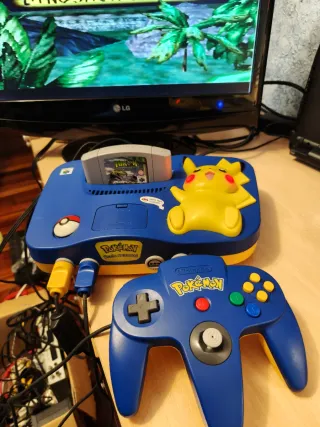 Nintendo 64 Edición Pikachu - funciona