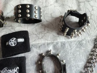 Lote Joyería Rock: Cadenas, Pulseras, Anillos