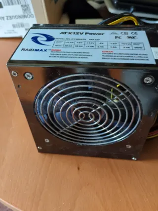Fuente Alimentación PC Raidmax 500W ATX