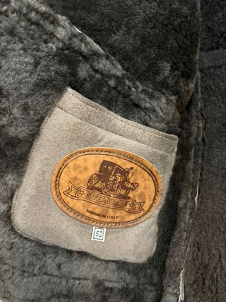 Cappotto Montone Shearling Pelle Scamosciata