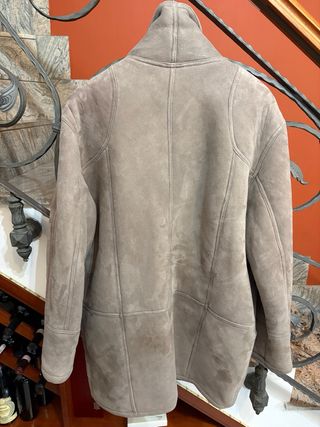 Cappotto Montone Shearling Pelle Scamosciata