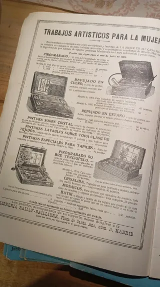 21 revistas vintage La Mujer en su Casa 1922