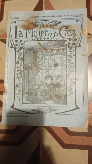 21 revistas vintage La Mujer en su Casa 1922