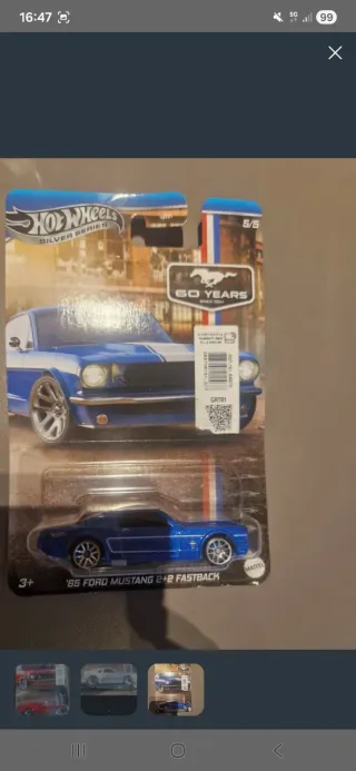 3 Maquetas: Audi, VW Golf y Mustang