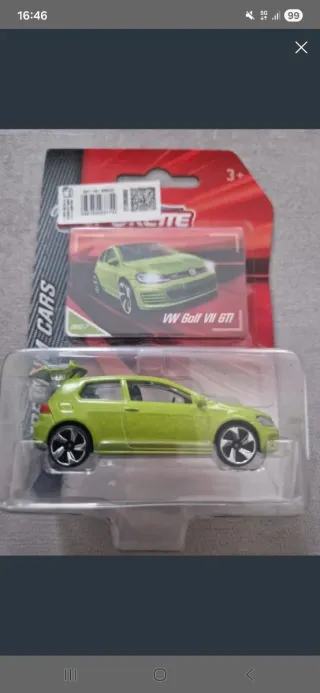 3 Maquetas: Audi, VW Golf y Mustang