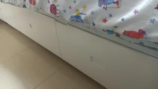 Dormitorio juvenil blanco lacado