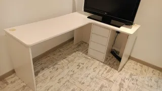 Dormitorio juvenil blanco lacado