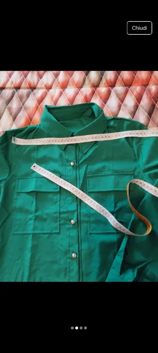 Camicia donna verde
