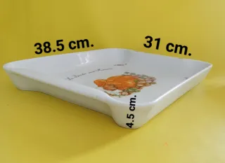 Bandeja Porcelana La Dinde aux Marrons