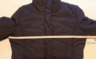 Plumífero largo negro