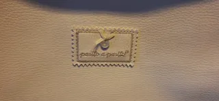 Bolso de bebé de piel color blanco Pasito a Pasito