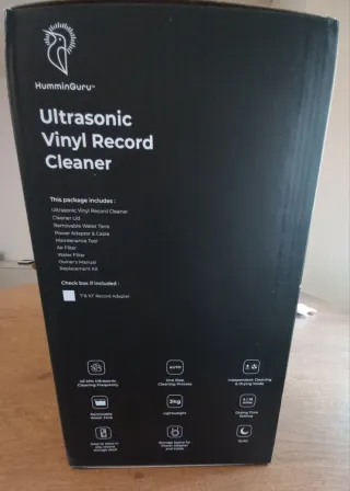 HumminGuru Ultrasonic Vinyl Record Cleaner