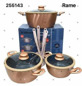 Set Casseruole DGBAVARIA Marrone 11 Pezzi