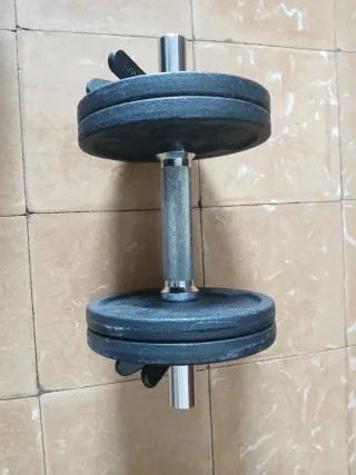 Mancuerna de 8kg + Barra