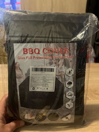 Funda BBQ Negra Tela